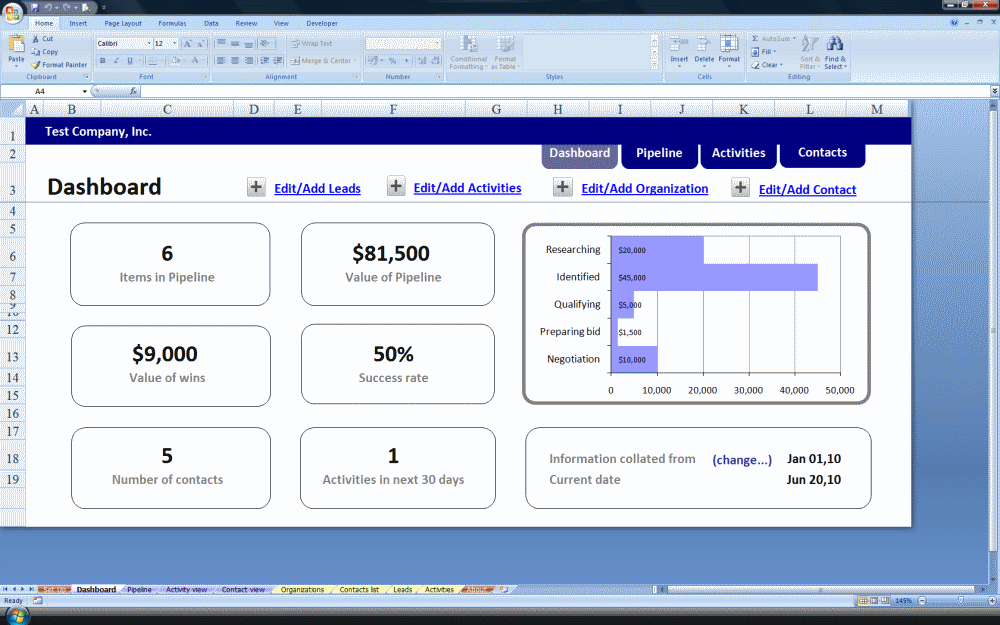 Excel 2010 Templates Free